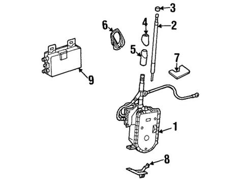 Genuine Mercedes Antenna Bracket 